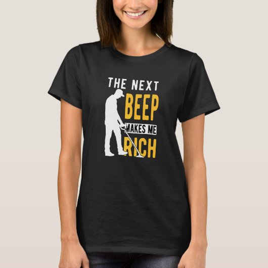 Metaal detecterende detectordetector de volgende p t-shirt (Voorkant)