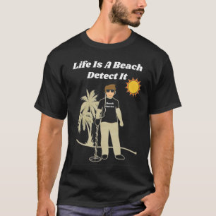 Metaal Detective Fun Beach T-shirt