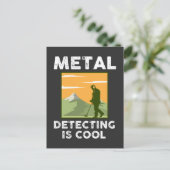 Metaal detector - Metaal detecteren is cool Briefkaart (Staand voorkant)