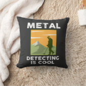 Metaal detector - Metaal detecteren is cool Kussen (Deken)