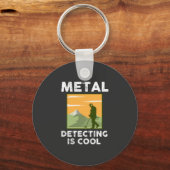 Metaal detector - Metaal detecteren is cool Sleutelhanger (Voorkant)