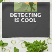Metaal detector - Metaal detecteren is cool Theedoek (Gevouwen)