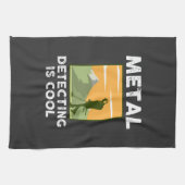 Metaal detector - Metaal detecteren is cool Theedoek (Horizontaal)