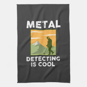 Metaal detector - Metaal detecteren is cool Theedoek