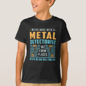 Metaal Detectorist Detector Gift Idee T-shirt (Voorkant)