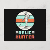 Metaal Detectorist Retro Grappig Gift Idee Briefkaart (Voorkant)