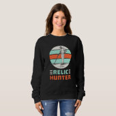 Metaal Detectorist Retro Grappig Gift Idee Trui (Voorkant volledig)