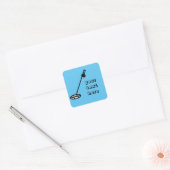 Metaal die Blauwe Sticker ontdekken (Envelop)