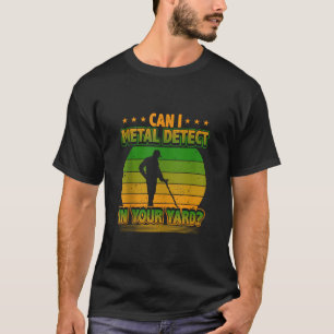 Metaal die Grappige Schattenjager Metaal ontdekken T-shirt