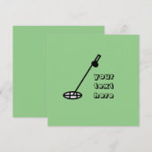 Metaal die minimale Sage Groen ontdekken (Voorkant / Achterkant)