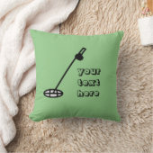 Metaal die minimale Sage Groen ontdekken Kussen (Deken)