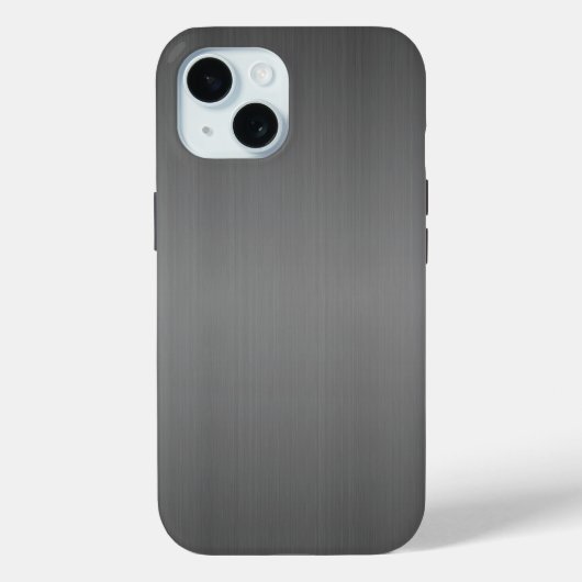 Metaal: donker geborsteld metaal Case-Mate iPhone case (Achterkant)