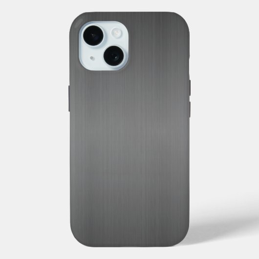 Metaal: donker geborsteld metaal Case-Mate iPhone case (Achterkant)