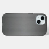 Metaal: donker geborsteld metaal Case-Mate iPhone case (Achterkant (horizontaal))