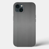 Metaal: donker geborsteld metaal Case-Mate iPhone case (Achterkant)