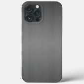 Metaal: Donkere, geborstelde metalen Hoesje-Mate i Case-Mate iPhone Case (Achterkant)