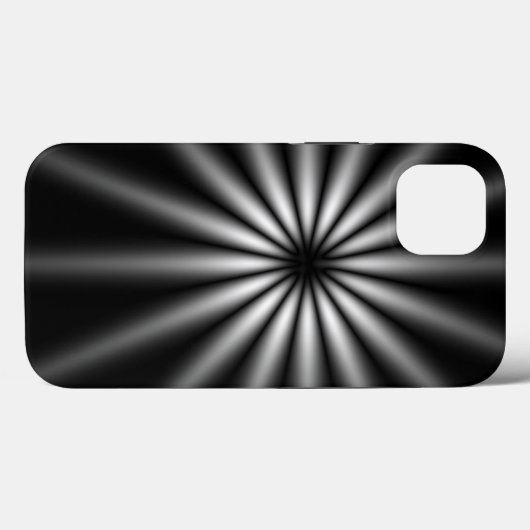 Metaal: donkerroestvrij staal bij het begin Case-Mate iPhone case (Achterkant (horizontaal))