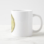 Metaal Draak Grote Koffiekop (Rechts)