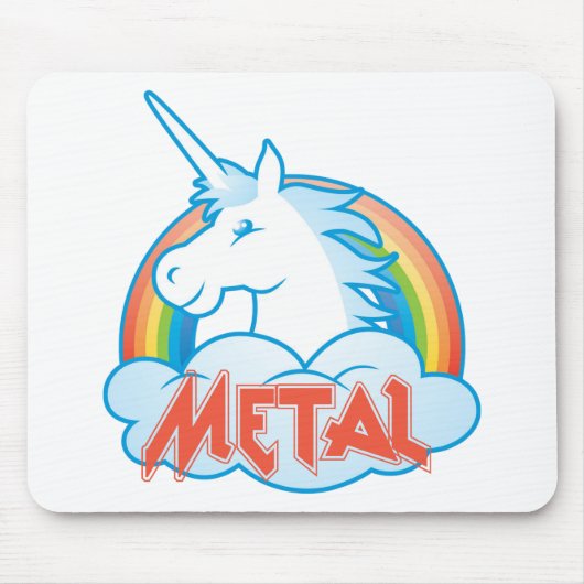 metaal-eenhoorn muismat (Voorkant)