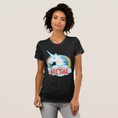 metaal-eenhoorn t-shirt (Voorkant volledig)