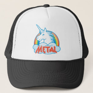 metaal-eenhoorn trucker pet