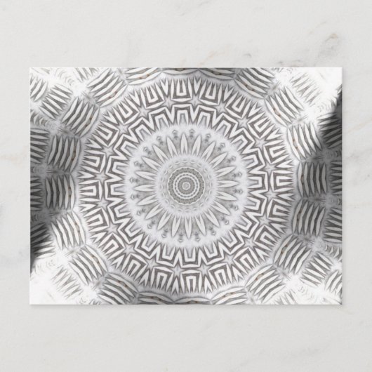 METAAL element Kaleido Patroon Briefkaart (Voorkant)
