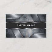 Metaal en beton industrieel visitekaartje (Voorkant)