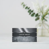 Metaal en beton Modern Industrial Visitekaartje (Staand voorkant)
