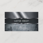 Metaal en beton Modern Industrial Visitekaartje (Voorkant)