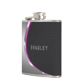 metaal en geperforeerd heupfles (Links)