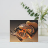 Metaal en Glas Briefkaart (Staand voorkant)