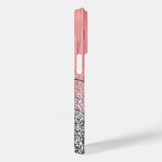 Metaal en Glitter Case-Mate iPhone Case (Achterkant / Rechts)