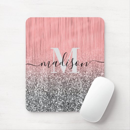 Metaal en Glitter Muismat (Met muis)