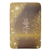 Metaal en Golden Glitter Badmat (Voorkant Verticaal)