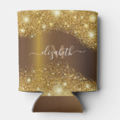 Metaal en Golden Glitter Blikjeskoeler (Achterkant)