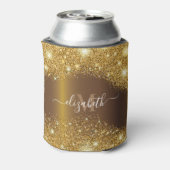 Metaal en Golden Glitter Blikjeskoeler (Blikje Achterkant)