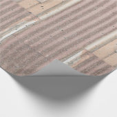 Metaal en hout cadeaupapier (Hoek)