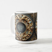  metaal en juwelen  Bijbelvers Koffiemok (Voorkant links)