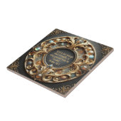  metaal en juwelen Bijbelvers Tegeltje (Zijkant)