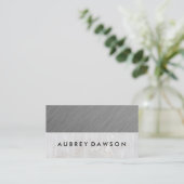 Metaal en marmer | Eenvoudige legant Visitekaartje (Staand voorkant)