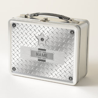 Metaal en staal Star Lunchbox