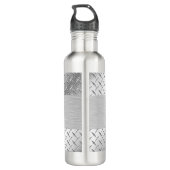 Metaal- en staalwaterflesje waterfles  (Achterkant)