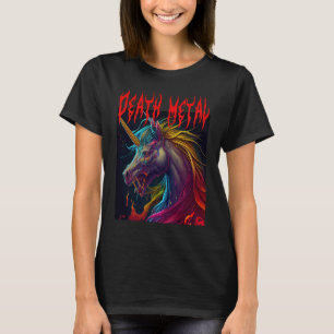 Metaal Festival Puking Unicorn Death Metal Unicorn T-shirt