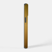 Metaal geborsteld koper iPhone 15 case (Rechterkant)