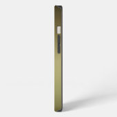 Metaal: geborsteld messen iPhone hoesje (Linkerkant)