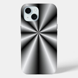 Metaal: geborsteld metalen eend en gewalst iPhone 15 case