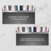 Metaal geborsteld | Snel geborsteld Visitekaartje (Voorkant / Achterkant)