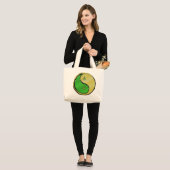 Metaal Geit Grote Tote Bag (Voorkant (model))