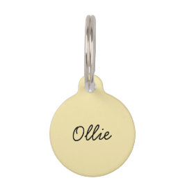 Metaal gepersonaliseerd Minimalistisch Pet Dog of  Huisdierpenning