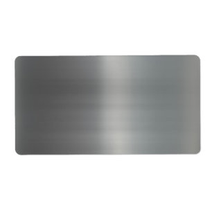 Metaal getextureerd klaspenseel etiket